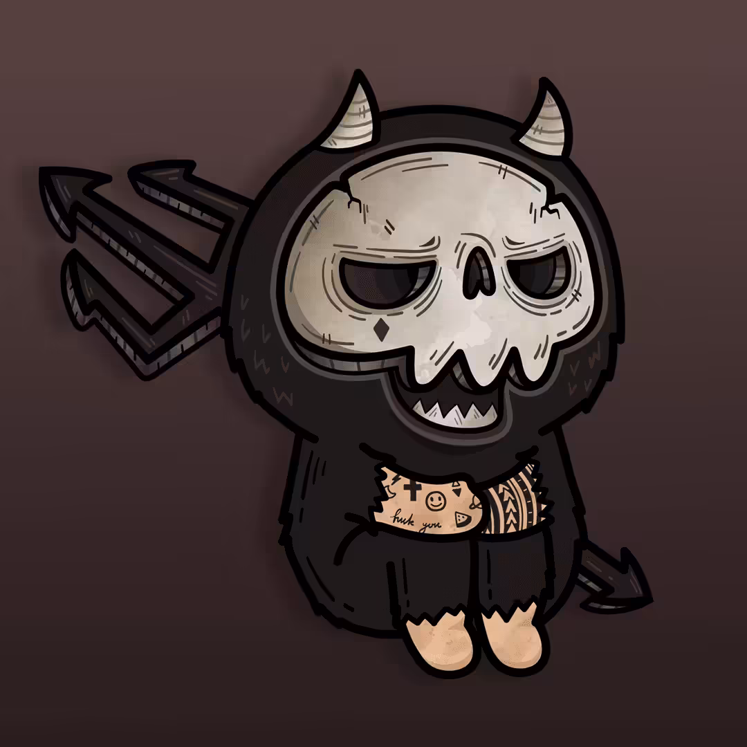 DEATH SKULL MASK CHARACTERS #010