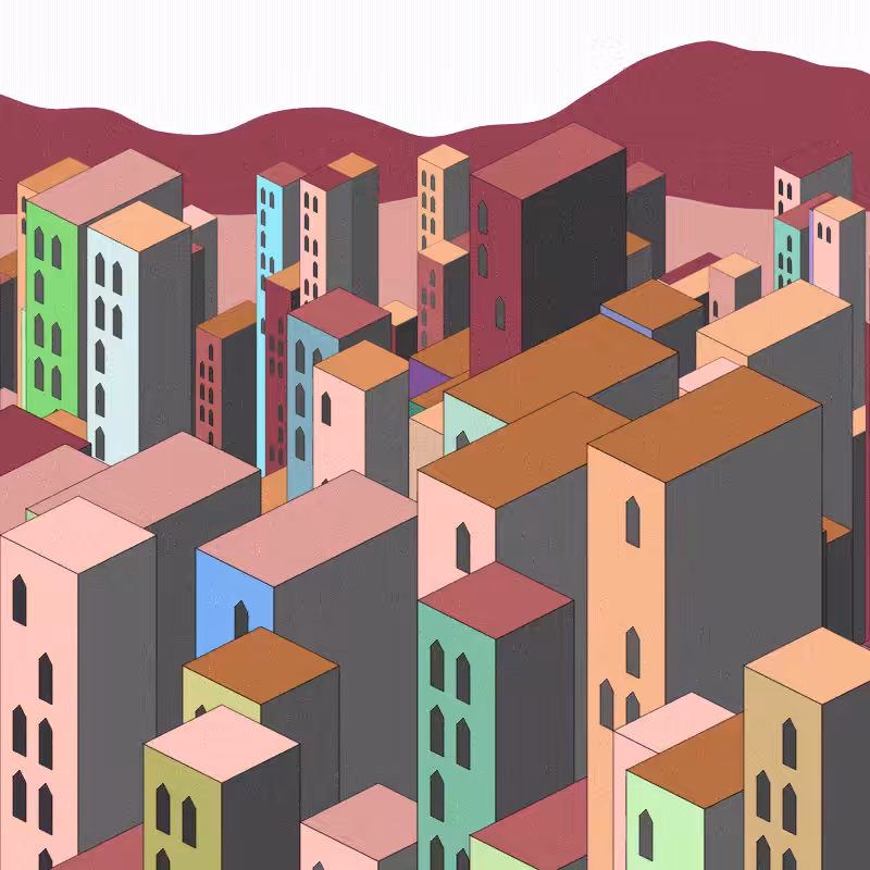 Coloured City #77