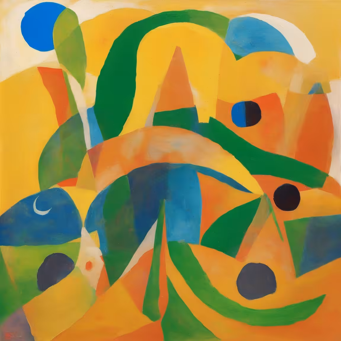 Elemental effortless study of semi-abstract natural landscapes #43