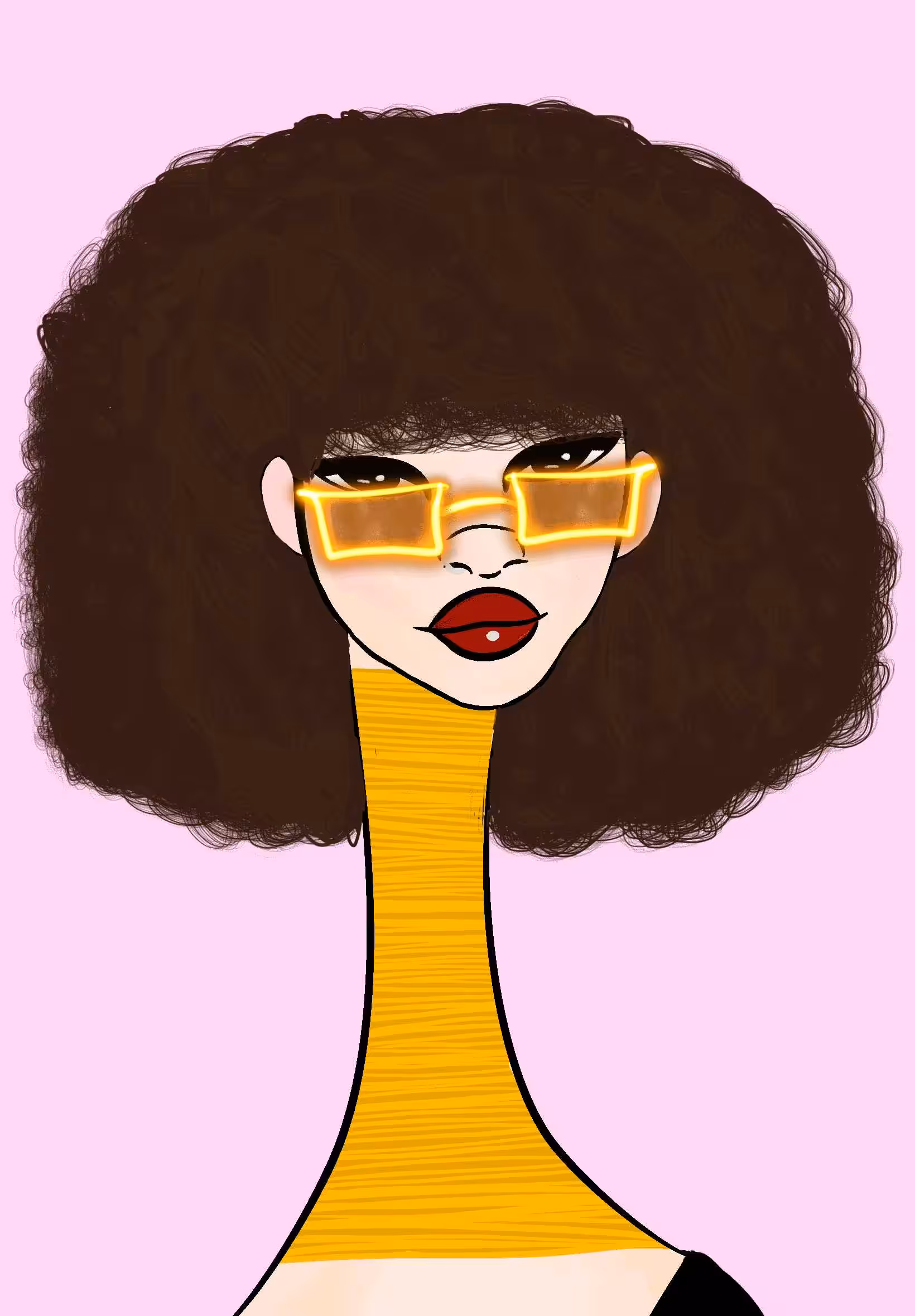 Long Neckie Ladies: Long Neckie Lady #2691