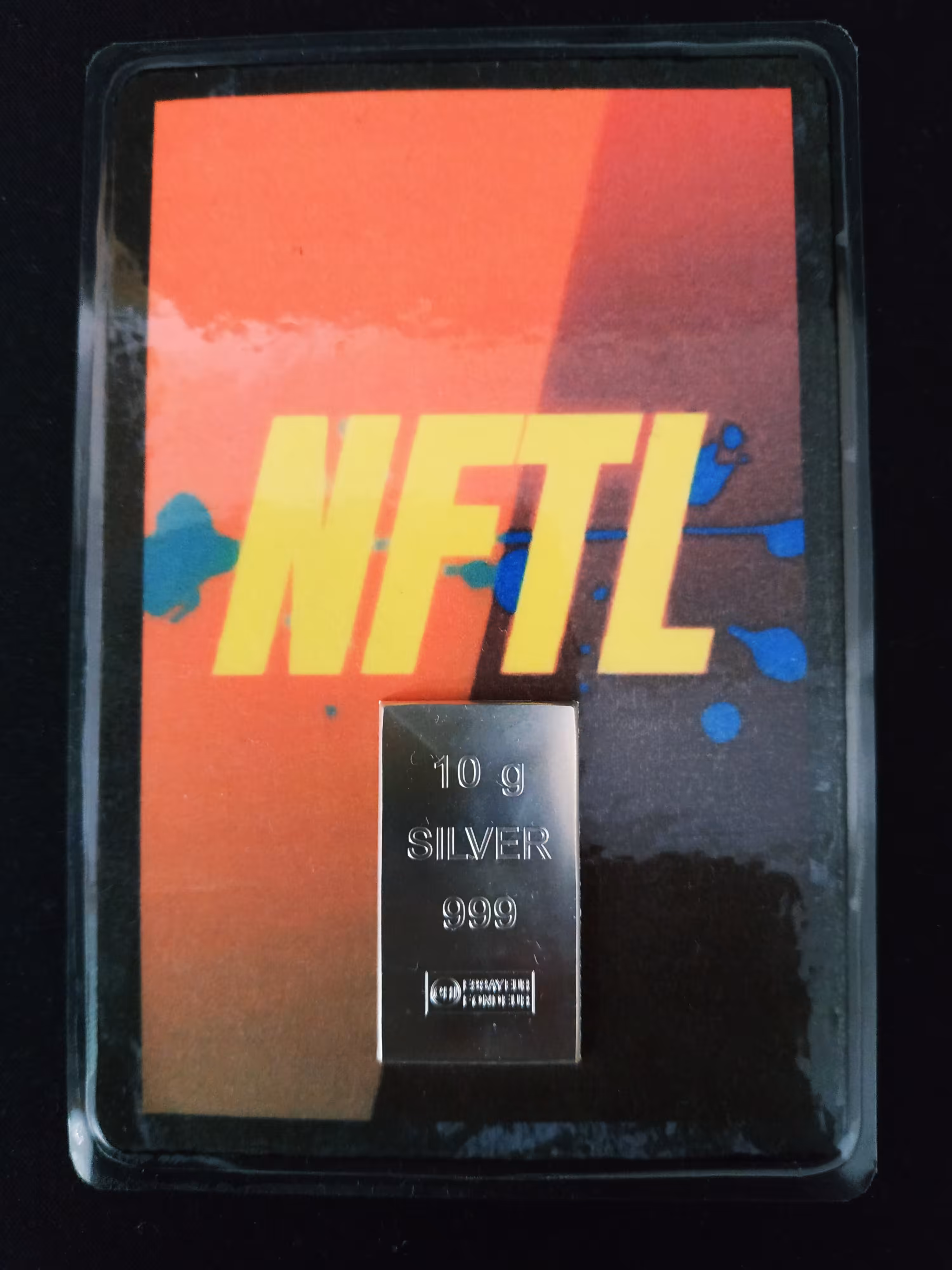 Proof of ownership $NFTL Silver bullion 10g