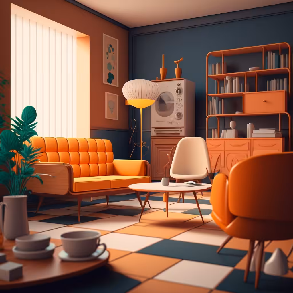 The former living room