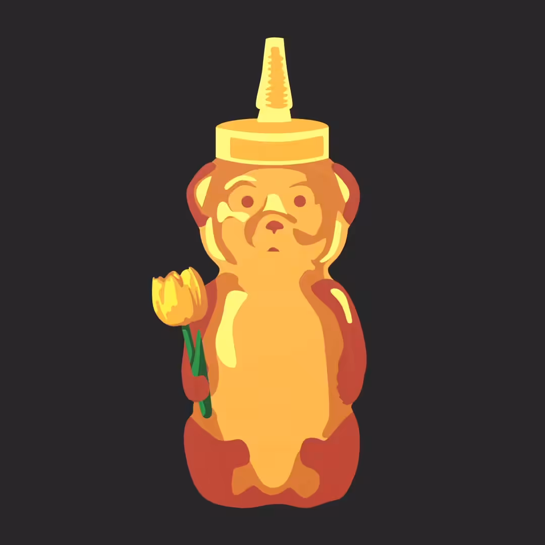Yellow Tulip Bear