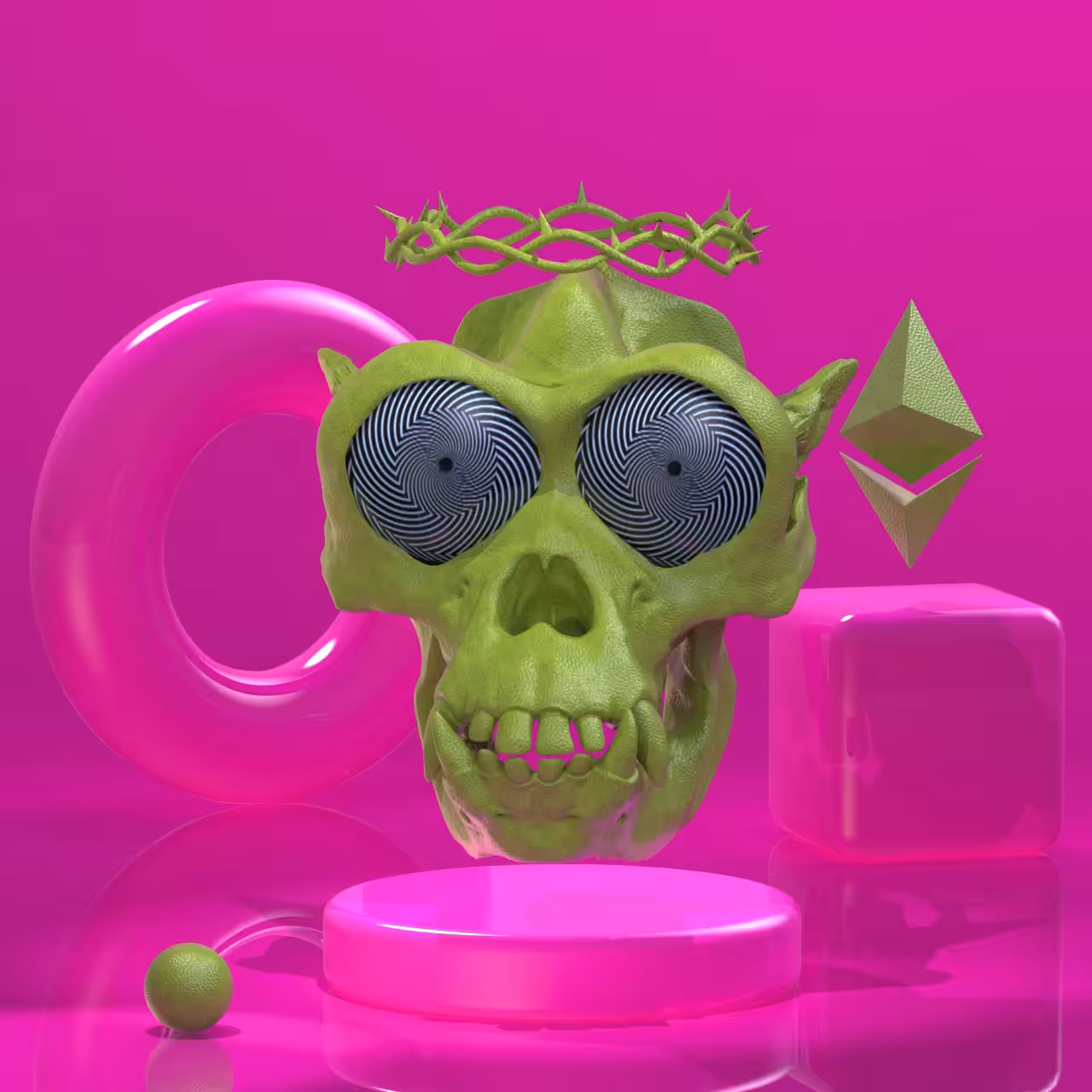Monk Skull Frog | Dead collection
