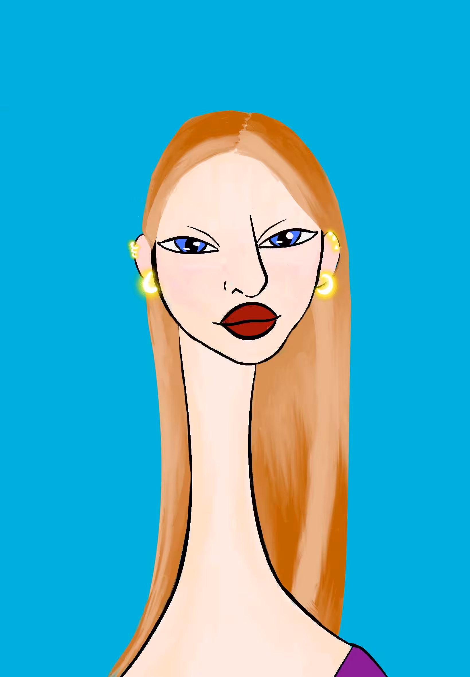 Long Neckie Ladies: Long Neckie Lady #3308