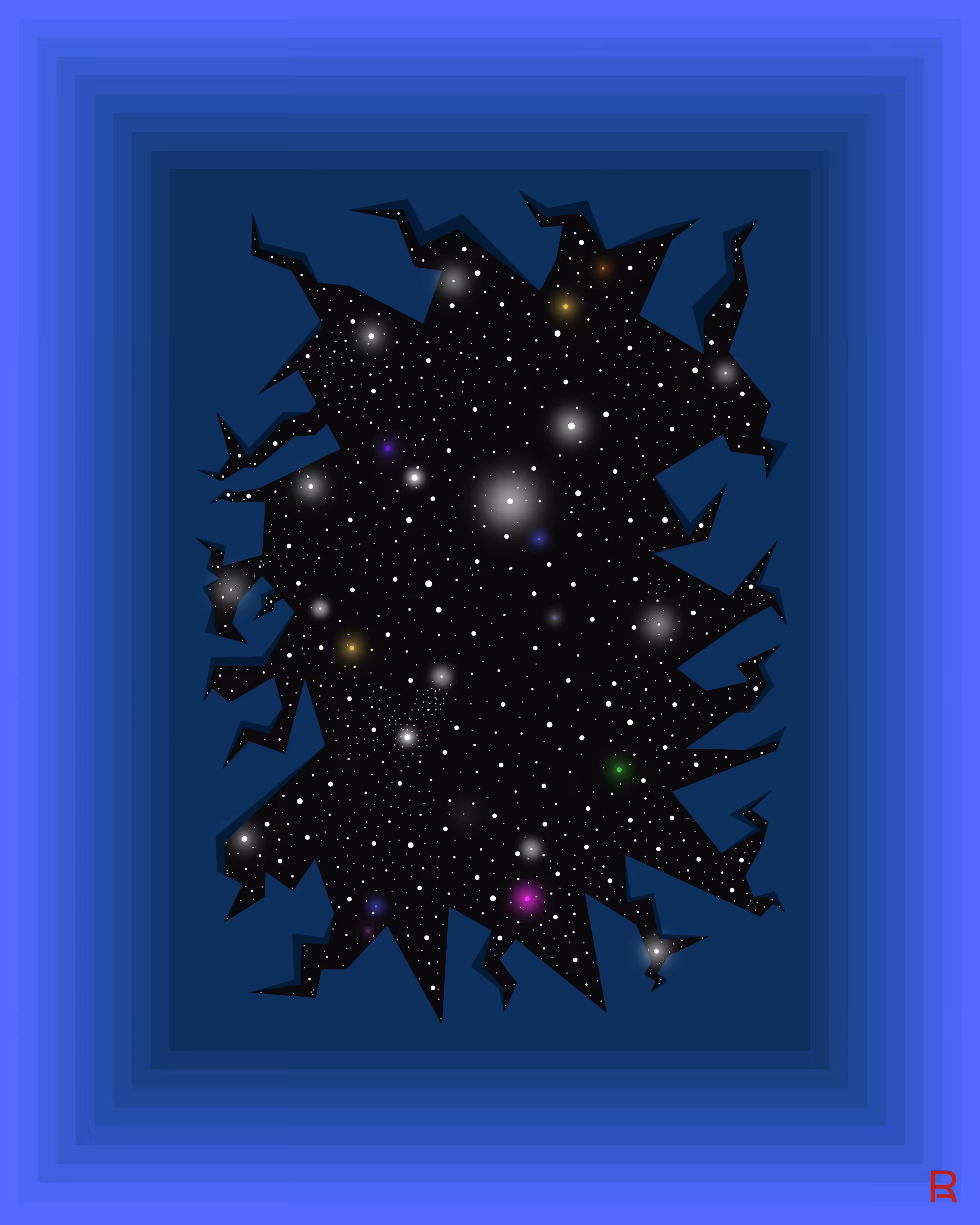 Stars in box.