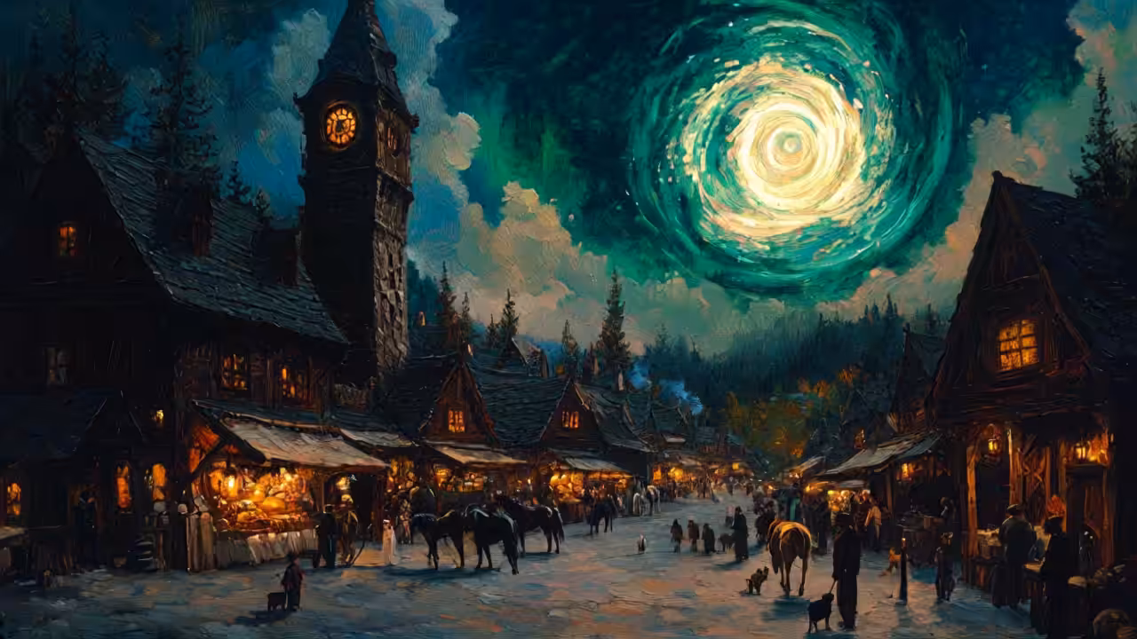 Night in the town