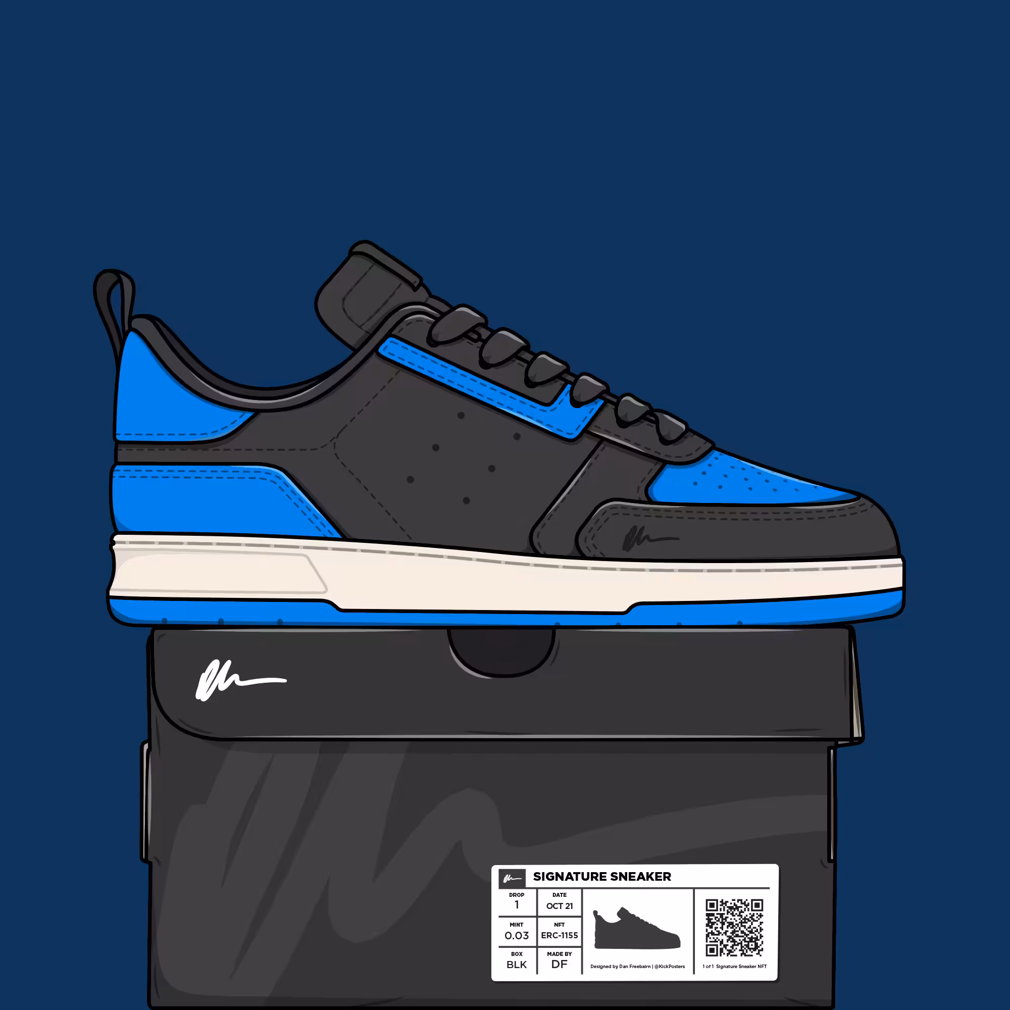 Signature Sneaker 'Royal' - #023