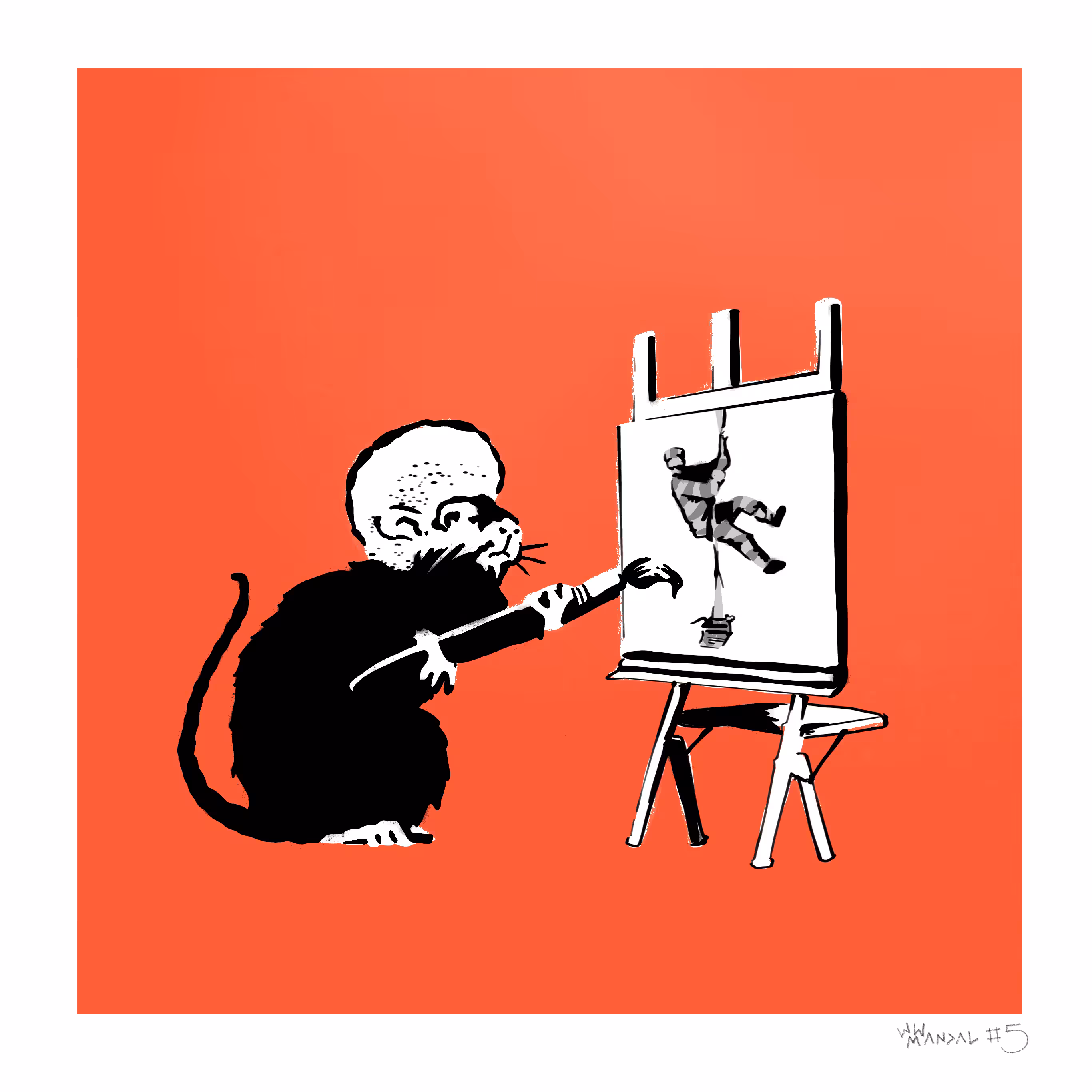 P5 _ Create Escape, Red | CryptoPrints
