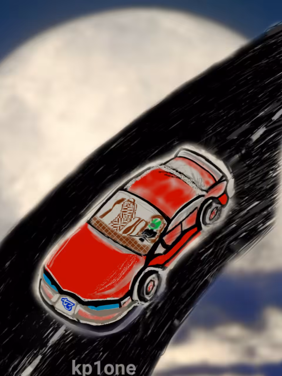 Traveling on the moon