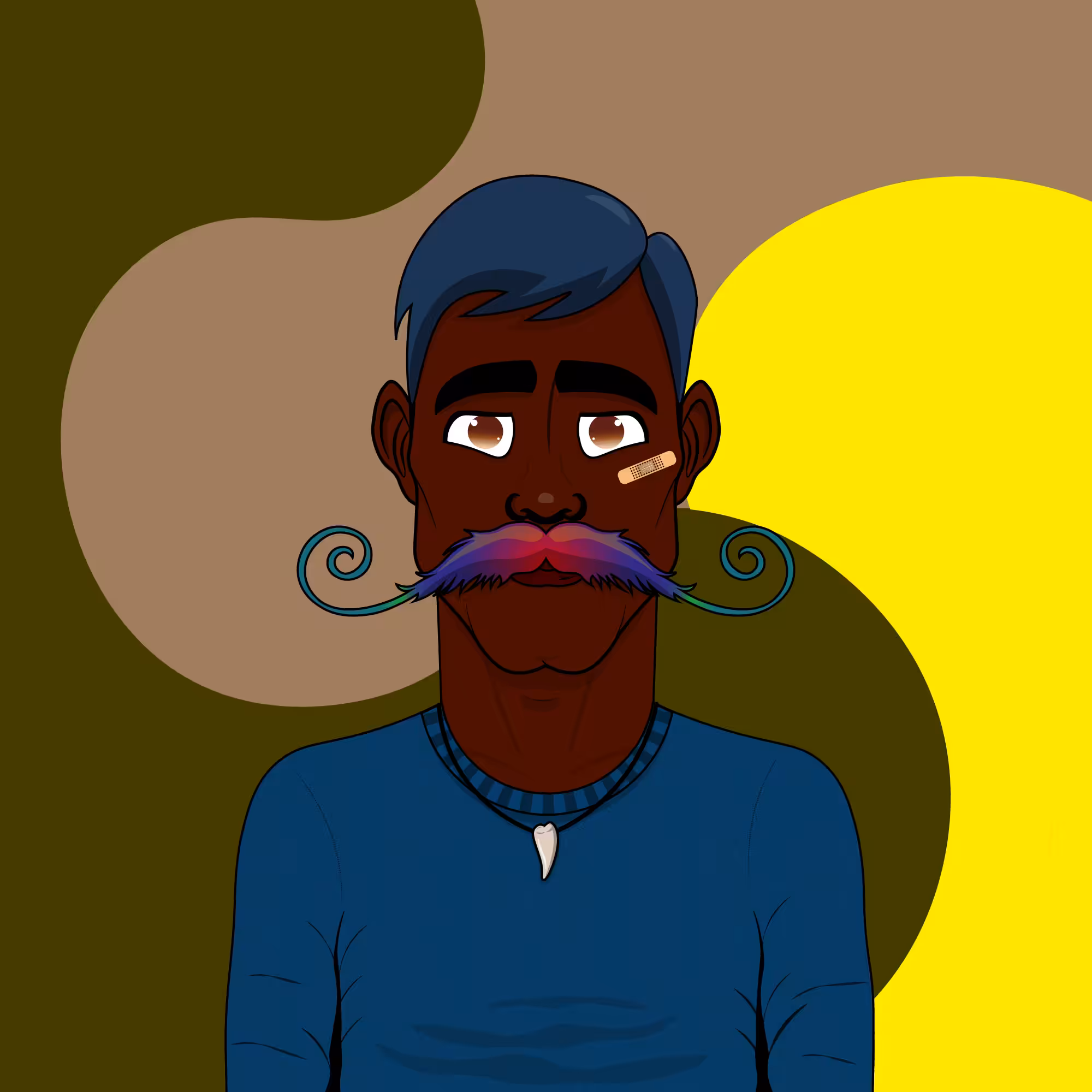 Mustachioed #197