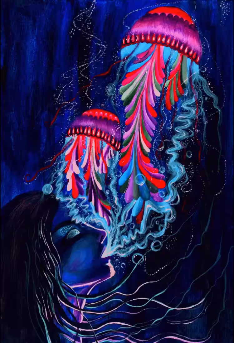 Deep down the ocean