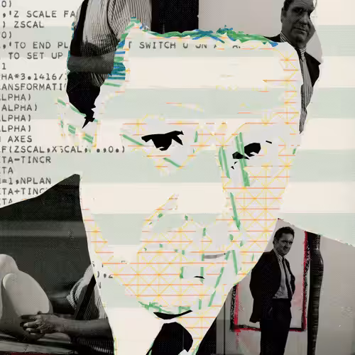 THE GENERATIVE PORTRAIT COLLECTION OF ROBERT MALLARY: Generative Portrait of Robert Mallary #1218