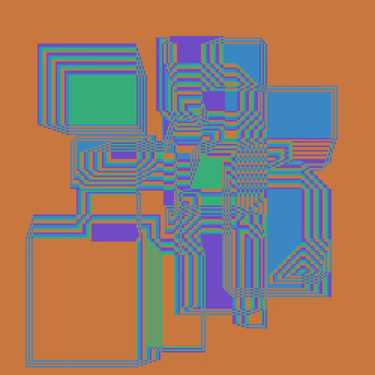 Superimposed Rectangles #20