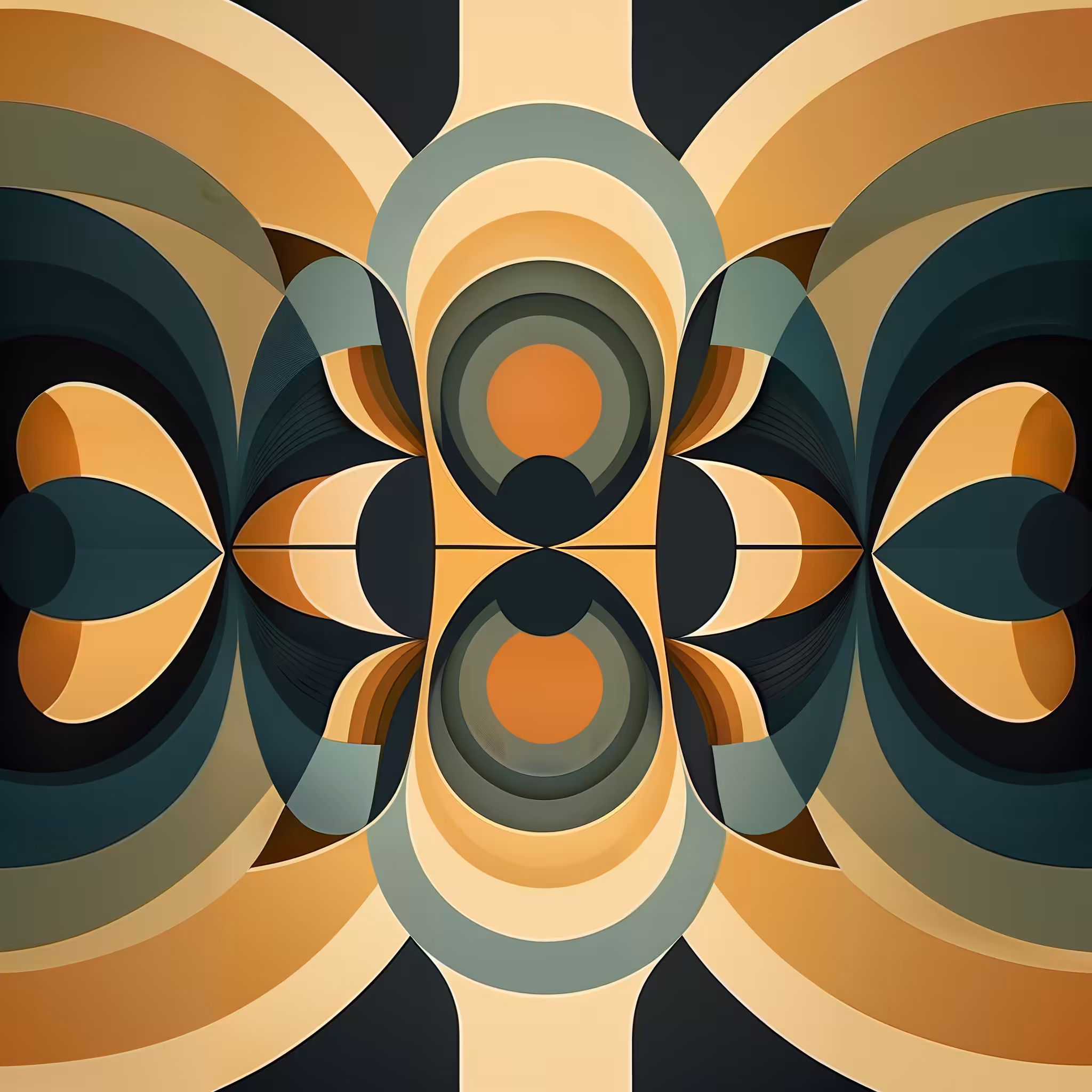 Mirage Odyssey Abstracts: Mirrored Whispers