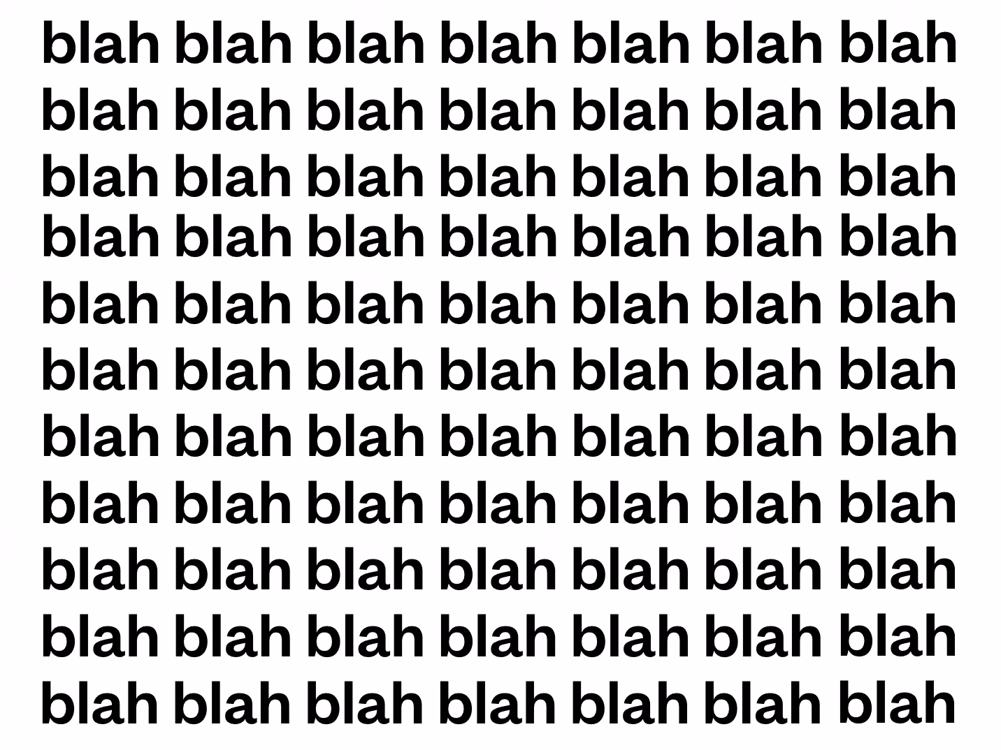 blah blah blah blah blah blah blah blah blah blah blah blah blah