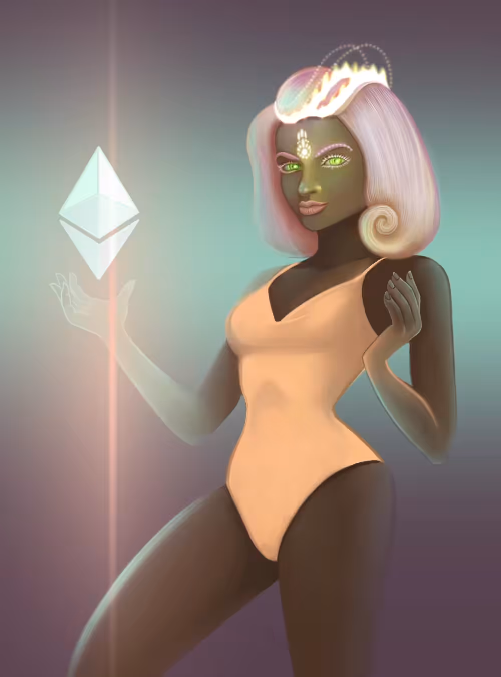  The UniqueArtLand Princess Leads The Future