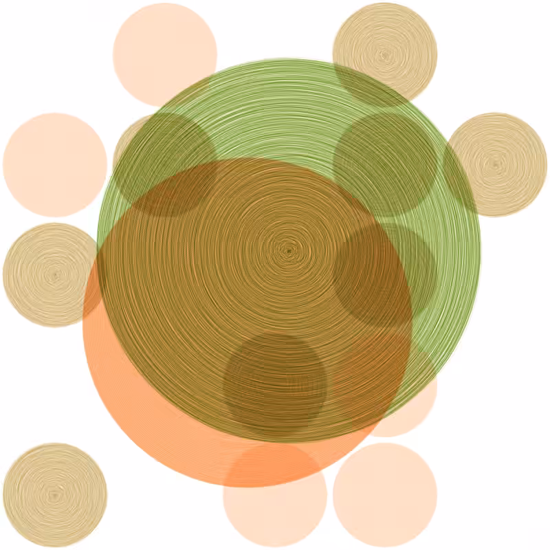 Brushed Circles #113