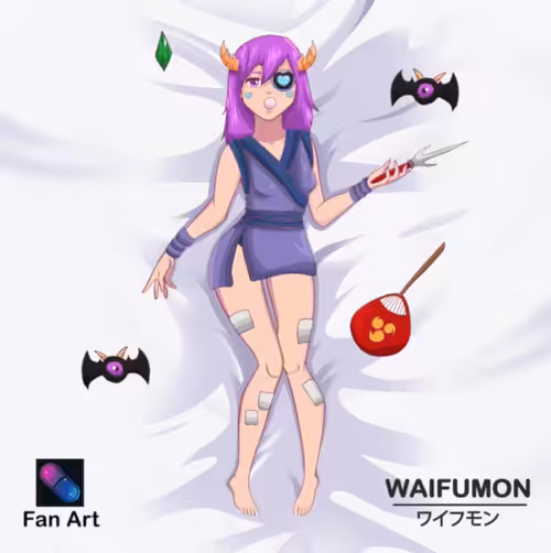 Waifumon Promo NFTs (Polygon) www.waifumon.com: Capsule House - Waifumon Fan Art Exclusive