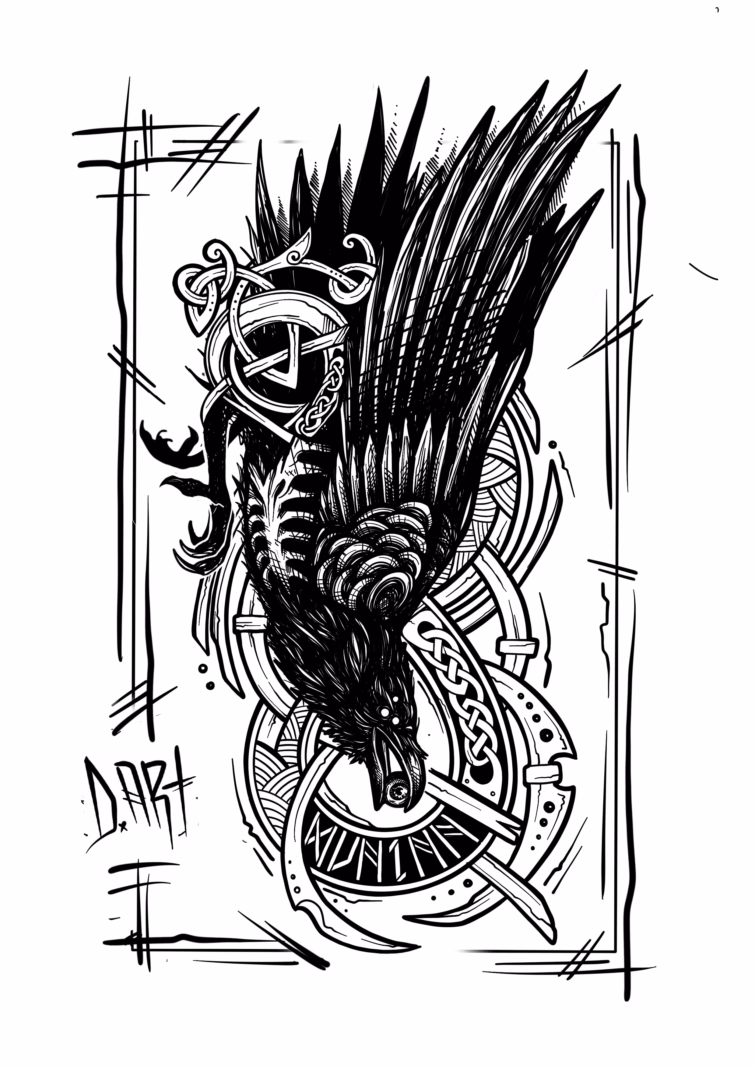 D.Art #5 - Muninn