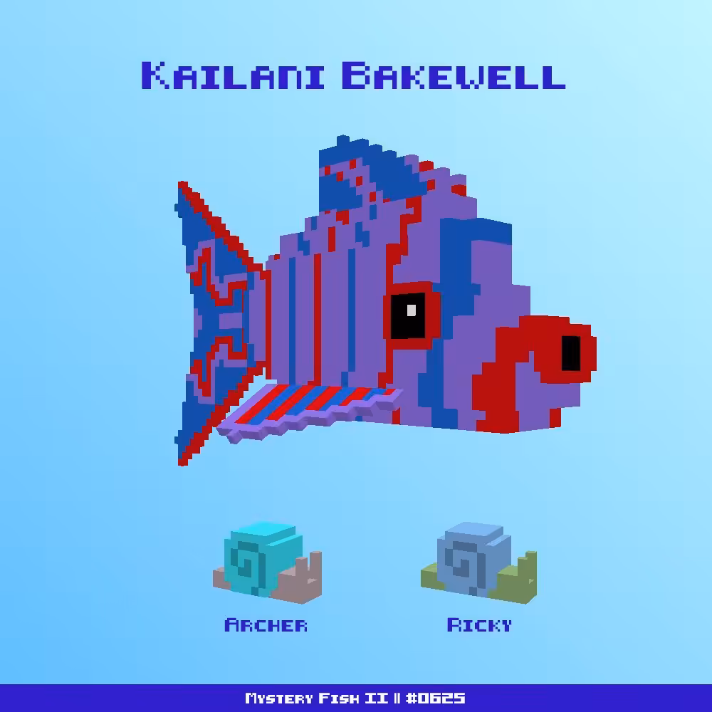 Kailani Bakewell :: Mystery Fish 0625/1000 
