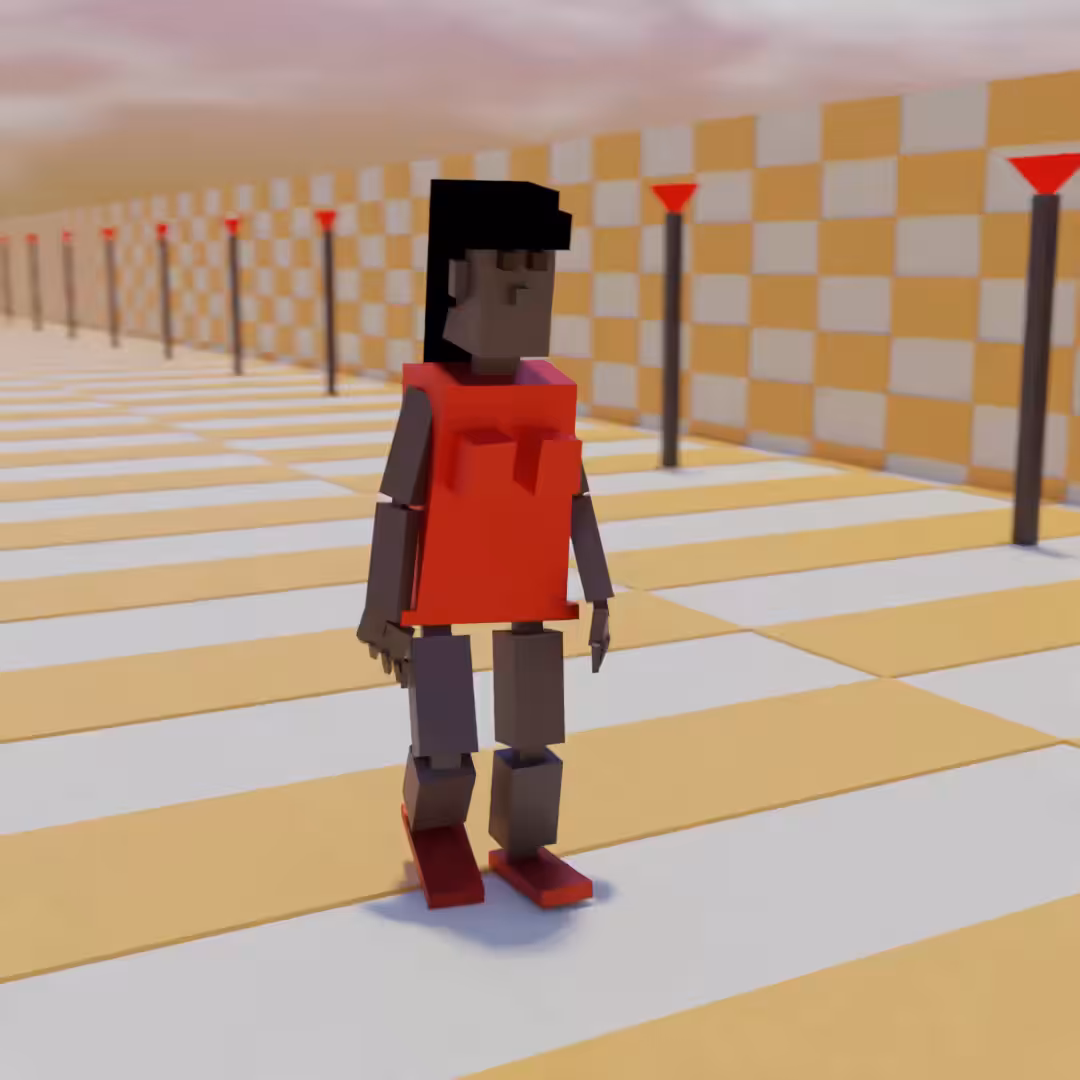 Voxel Walker Punk #0006