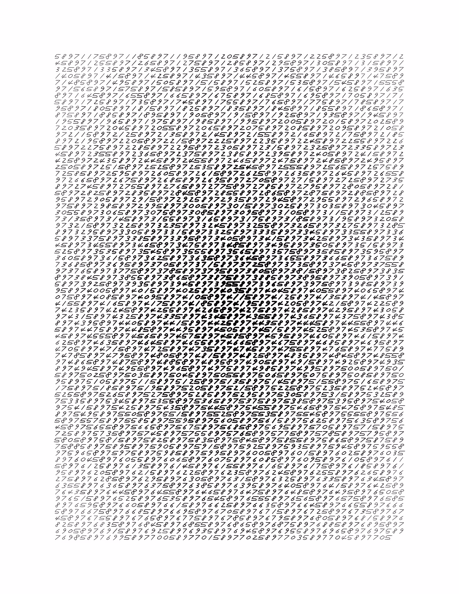 Endless (5,607,250 to Infinity) #989