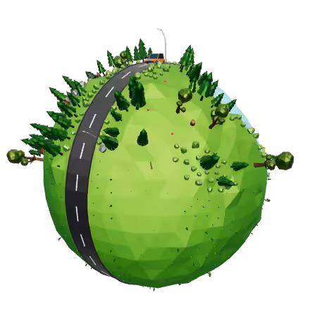 Lowpoly Spin Series "Forest" 