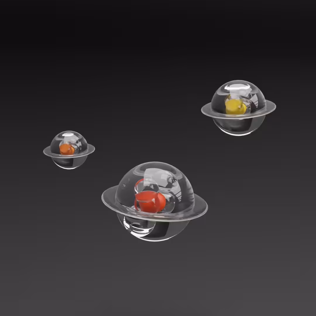 Glass UFO Triplets