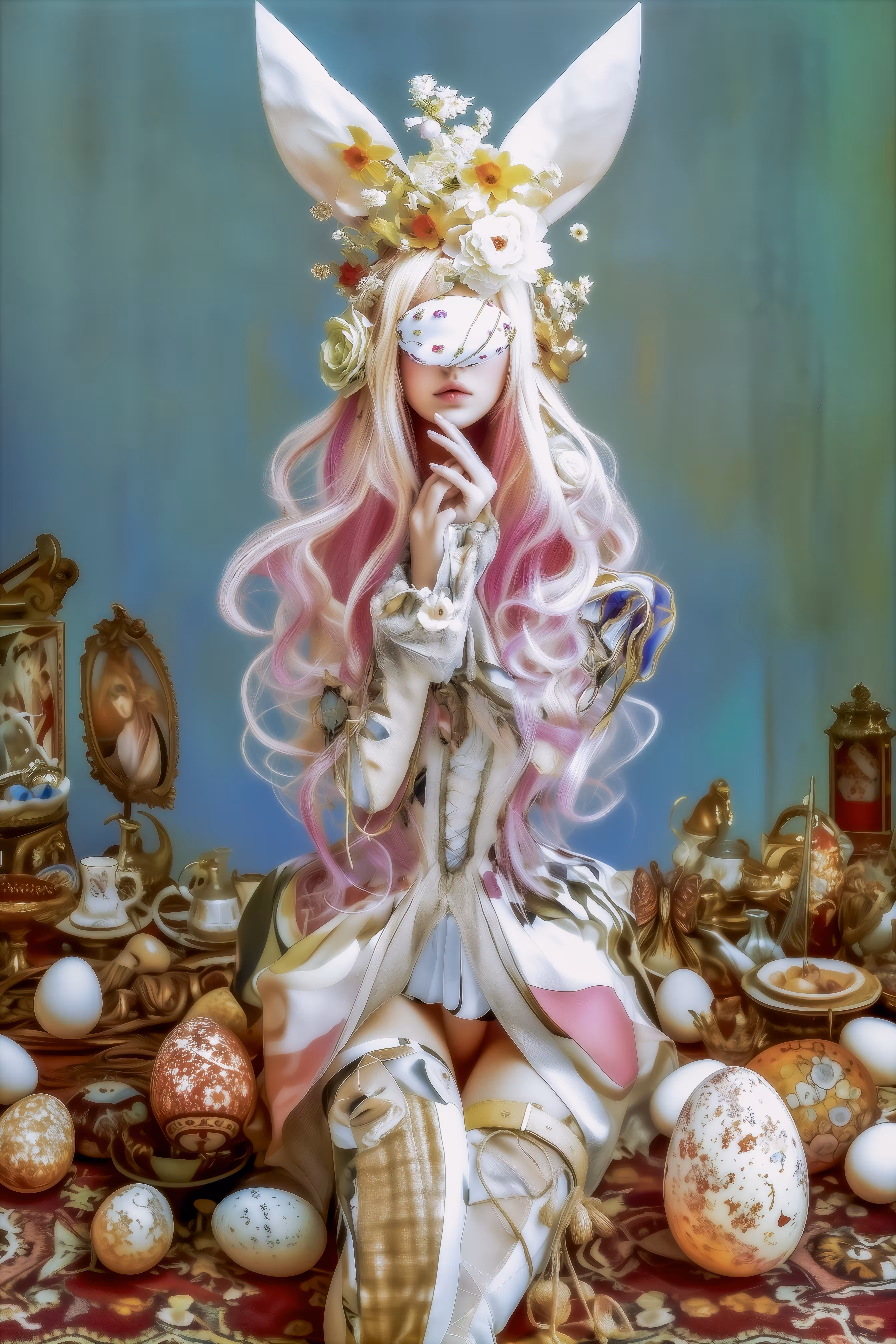 Japanesque Easter Portrait #4