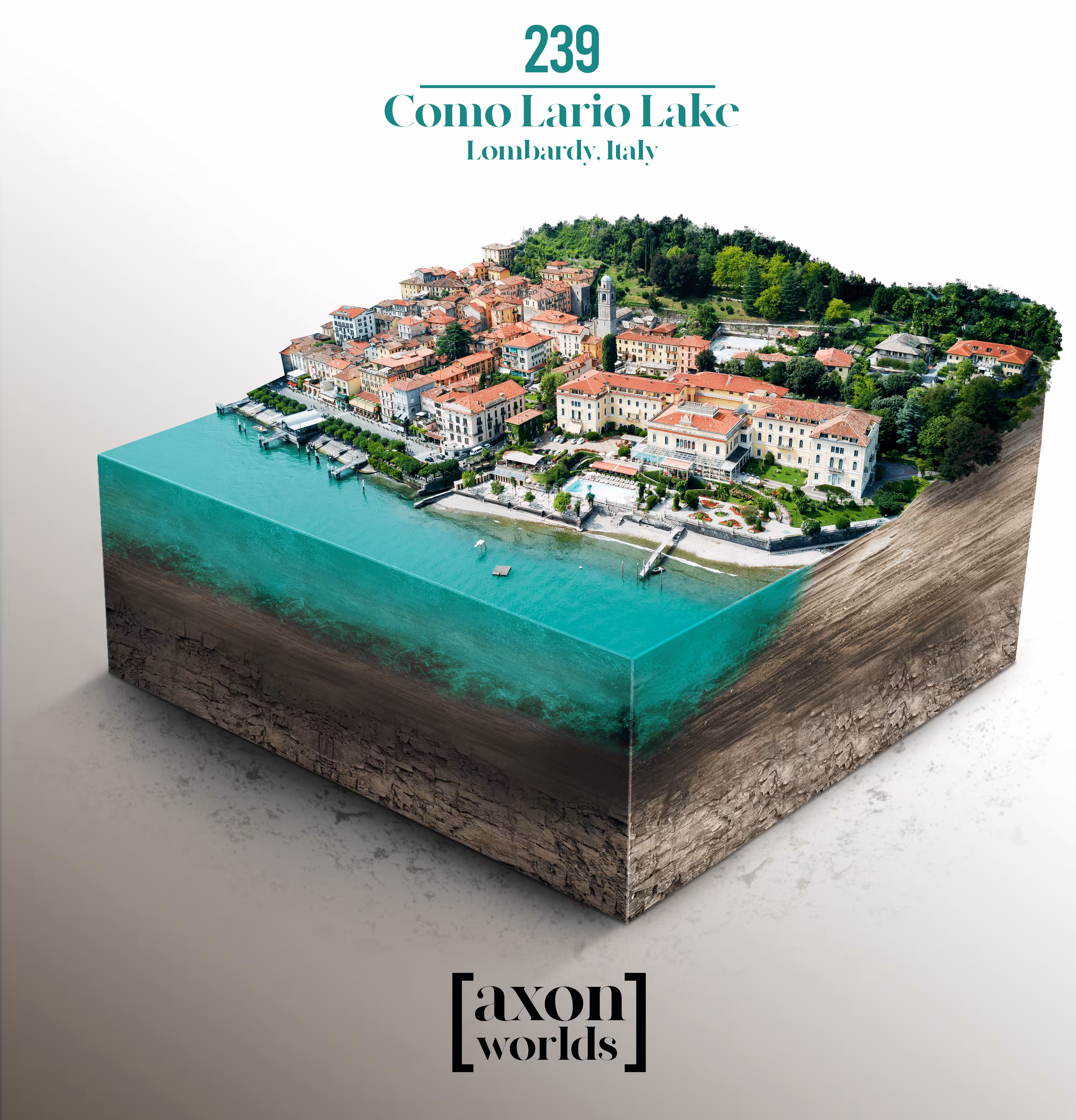 AXON WORLDS: AXON WORLD | 239/1423 | COMO LARIO LAKE | LOMBARDY | ITALY | MICRO WORLD