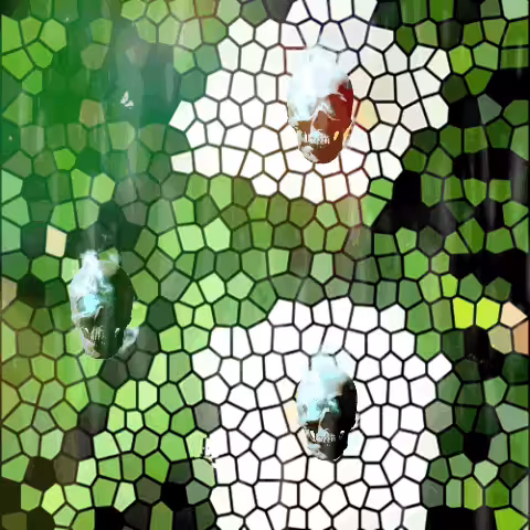 Spooky Skeleton Tiles