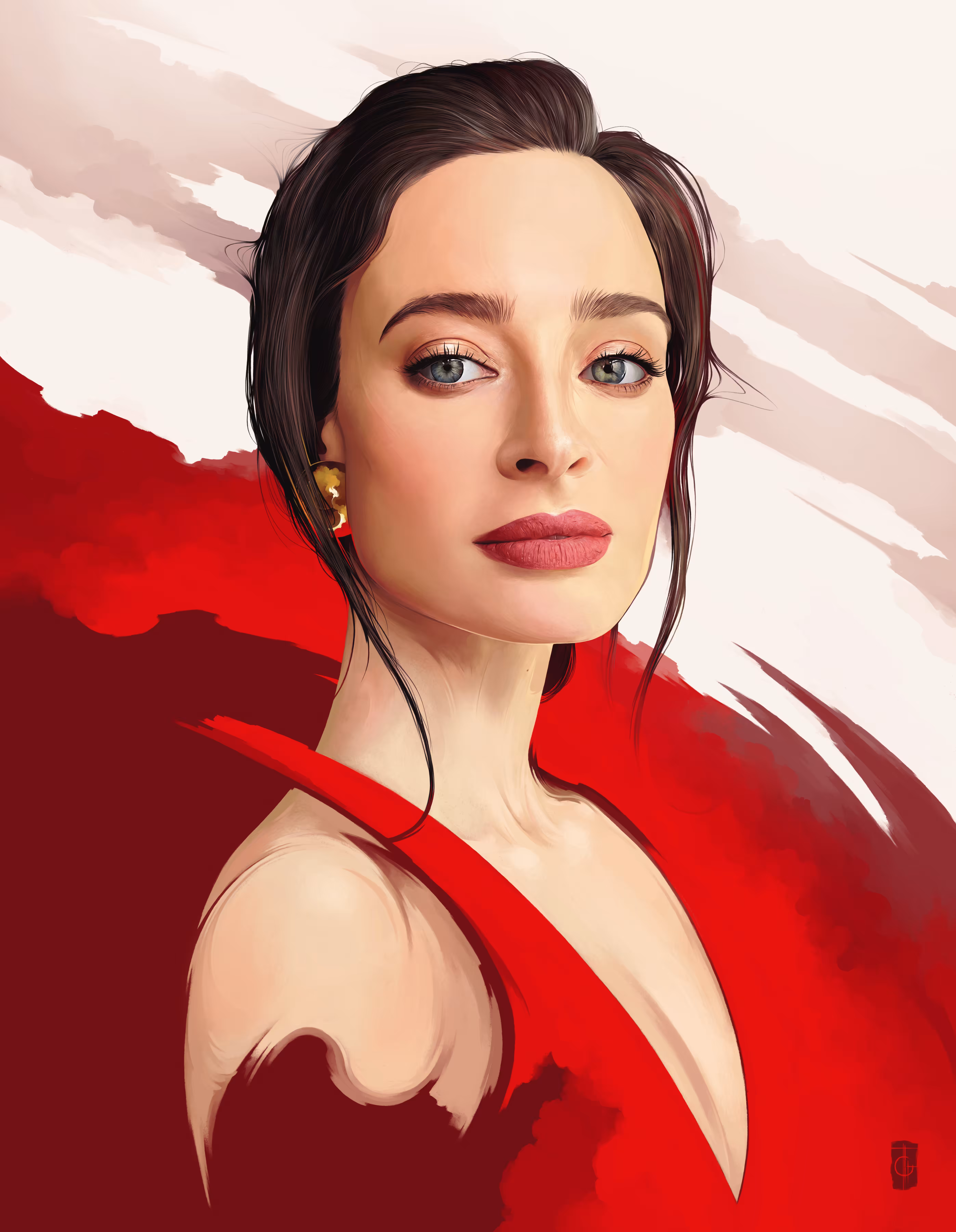Art of THEGAME WORLD: Lady in Red