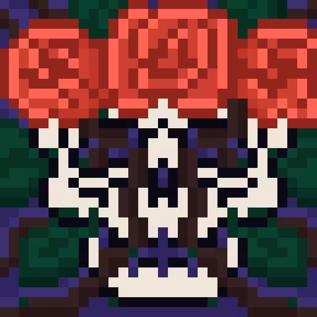 Pixicon Friends: Rose Skull #43