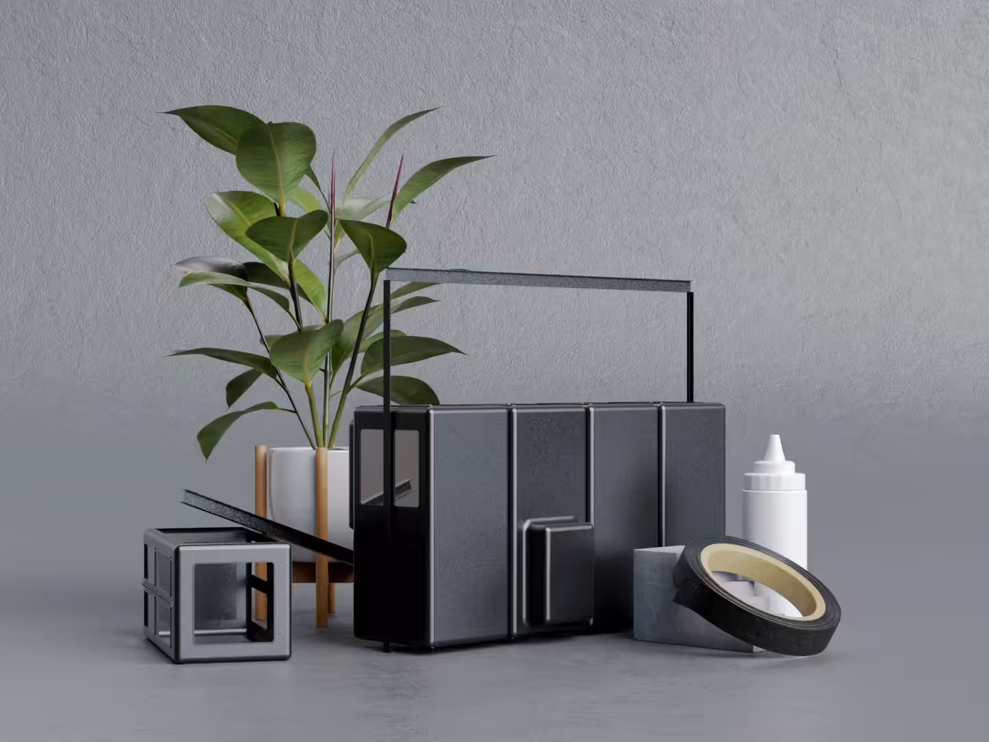 Still Life with 4x4 House #1