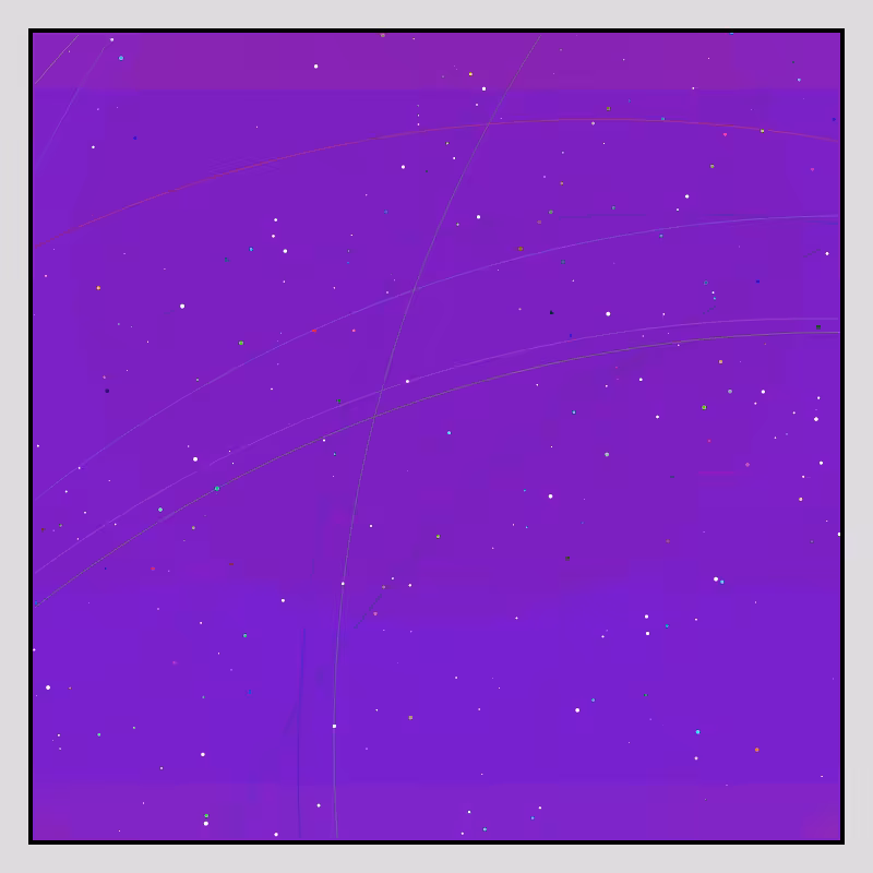 Color Field Starry B #215