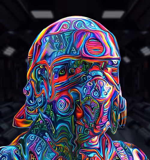 The trippy head #37