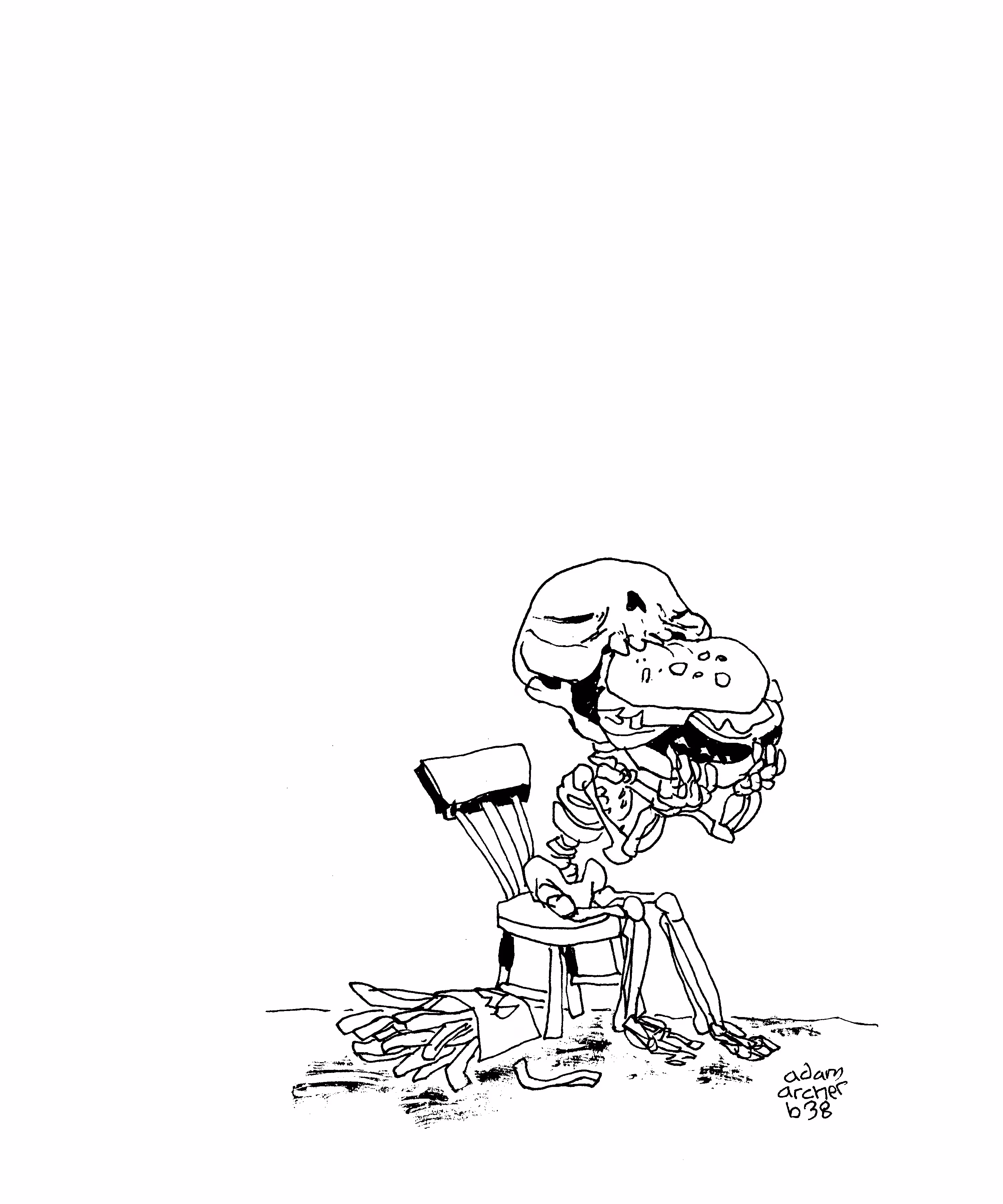 adam archer's doodles: black series 038