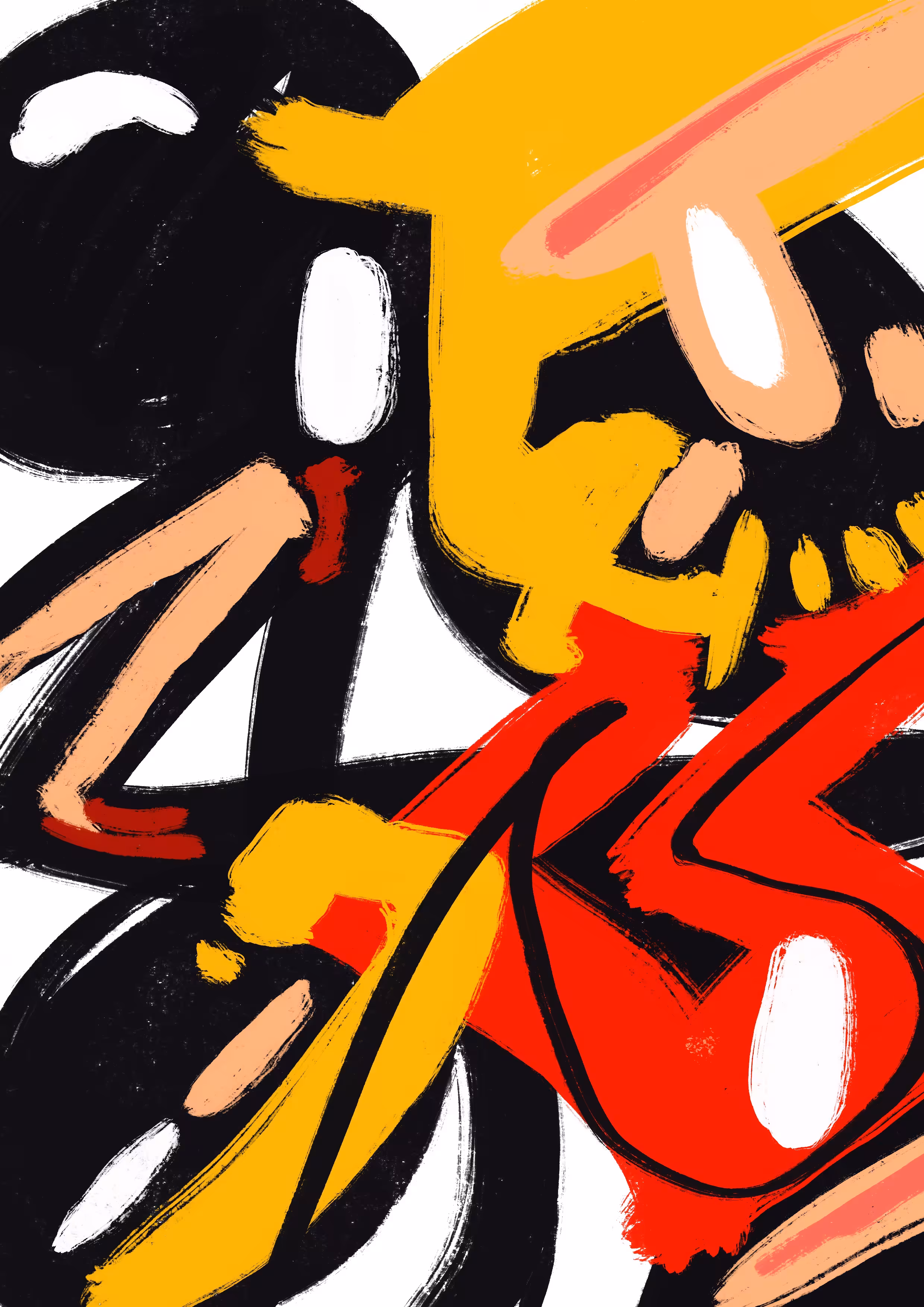 Abstract Mickey Mouse