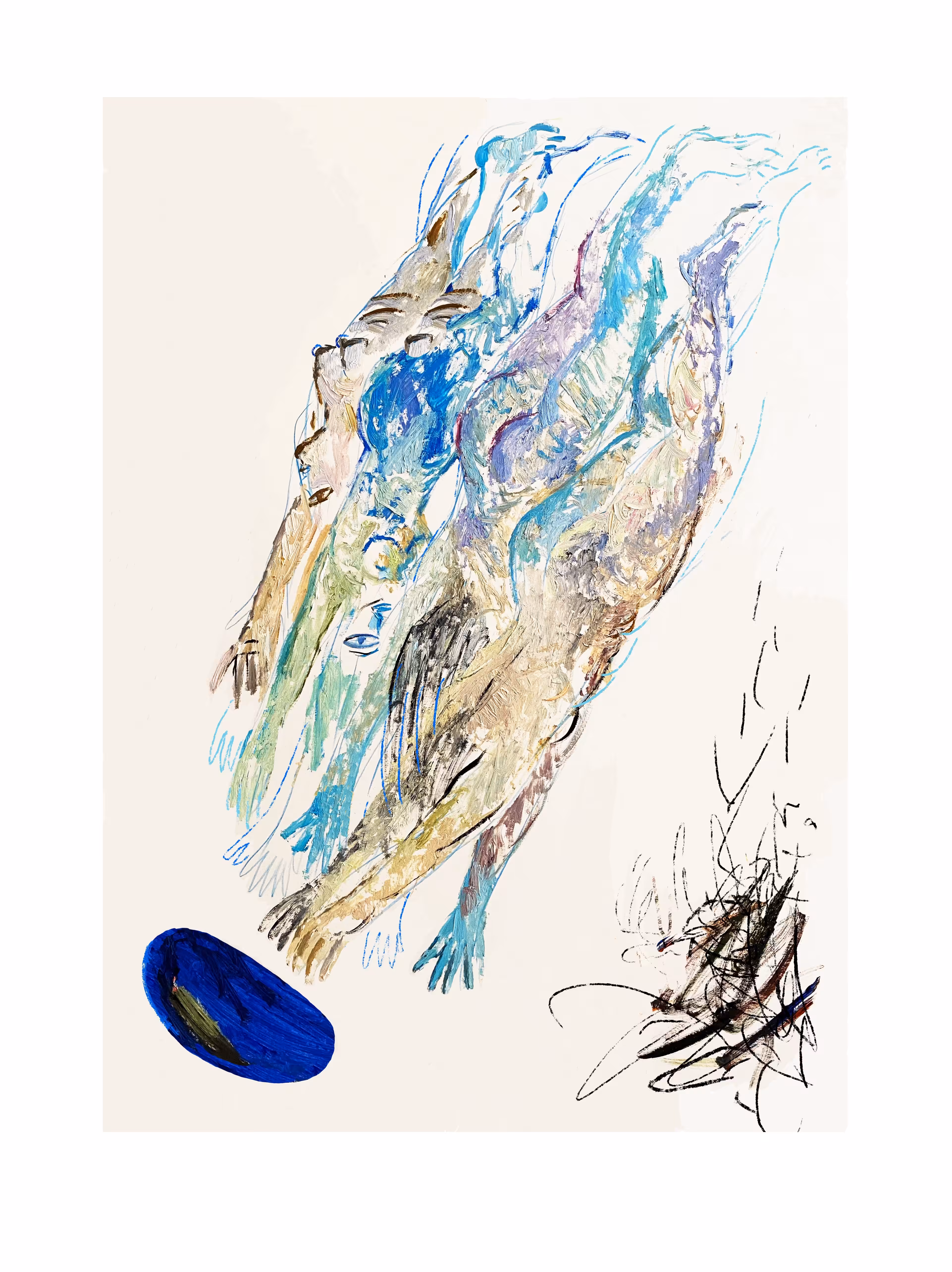 "falling into a spring"