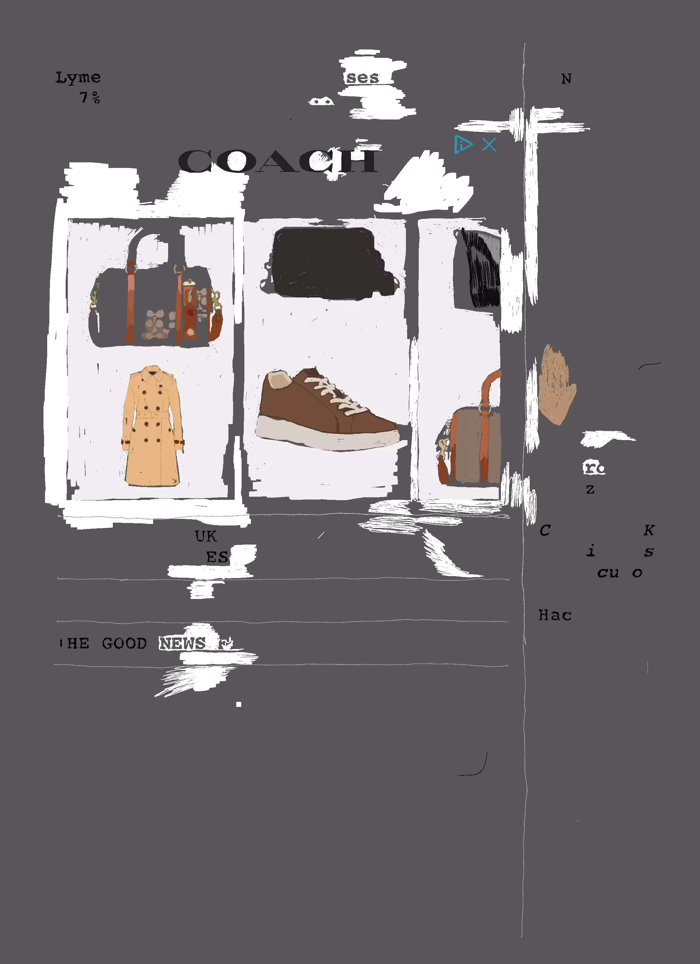 Pixel Art Sketchbook: Coach Ad