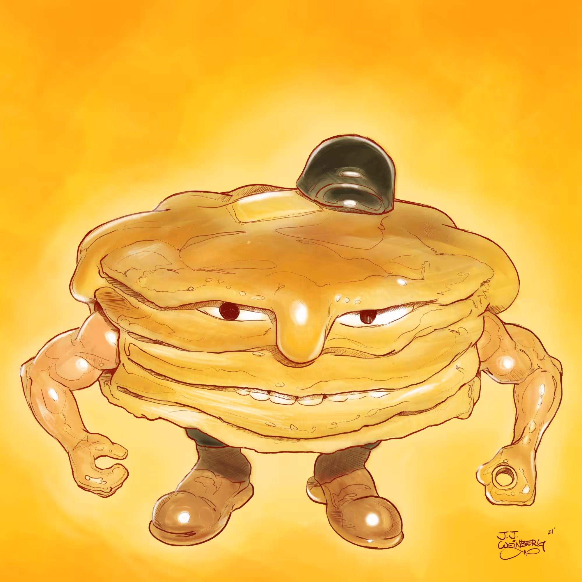 Short Stack (Food Fighters) Yellow #1