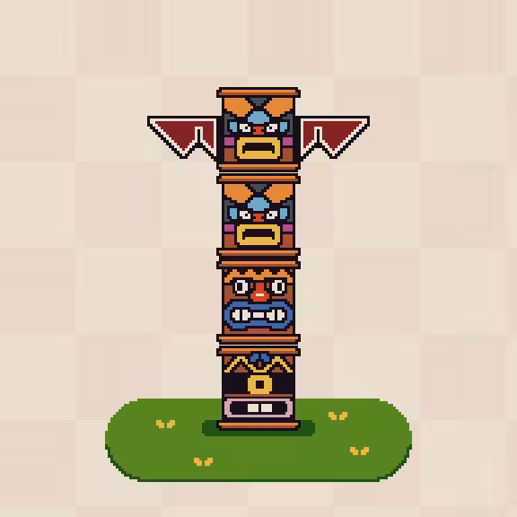 Tiki Totem #25