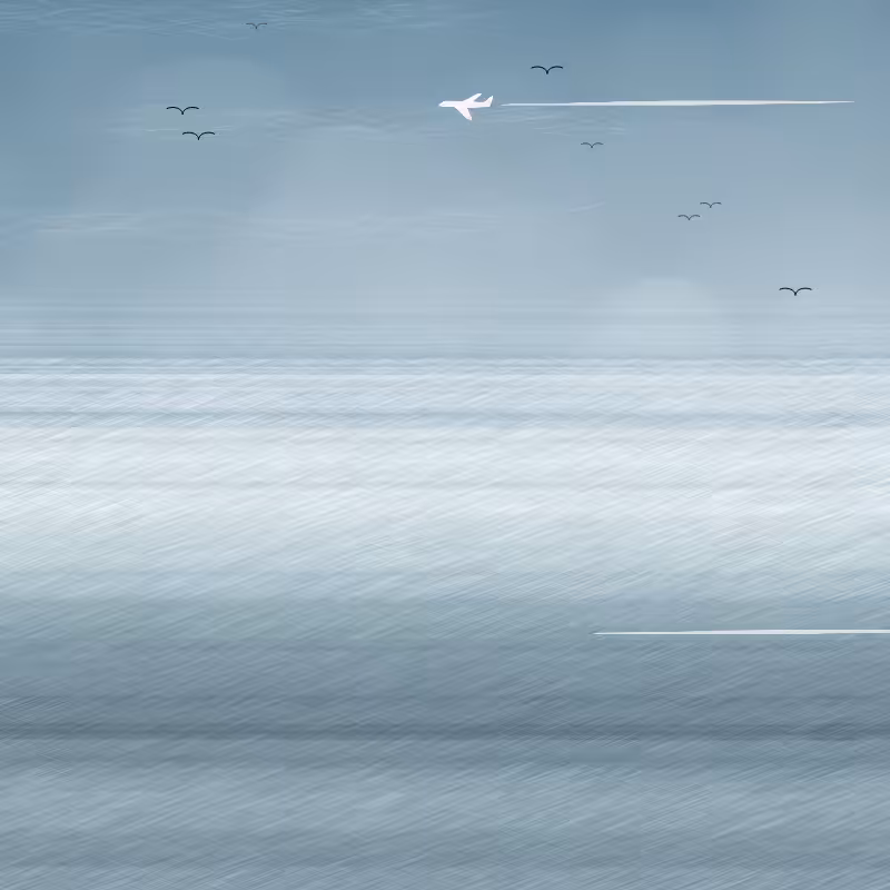 along the shore line