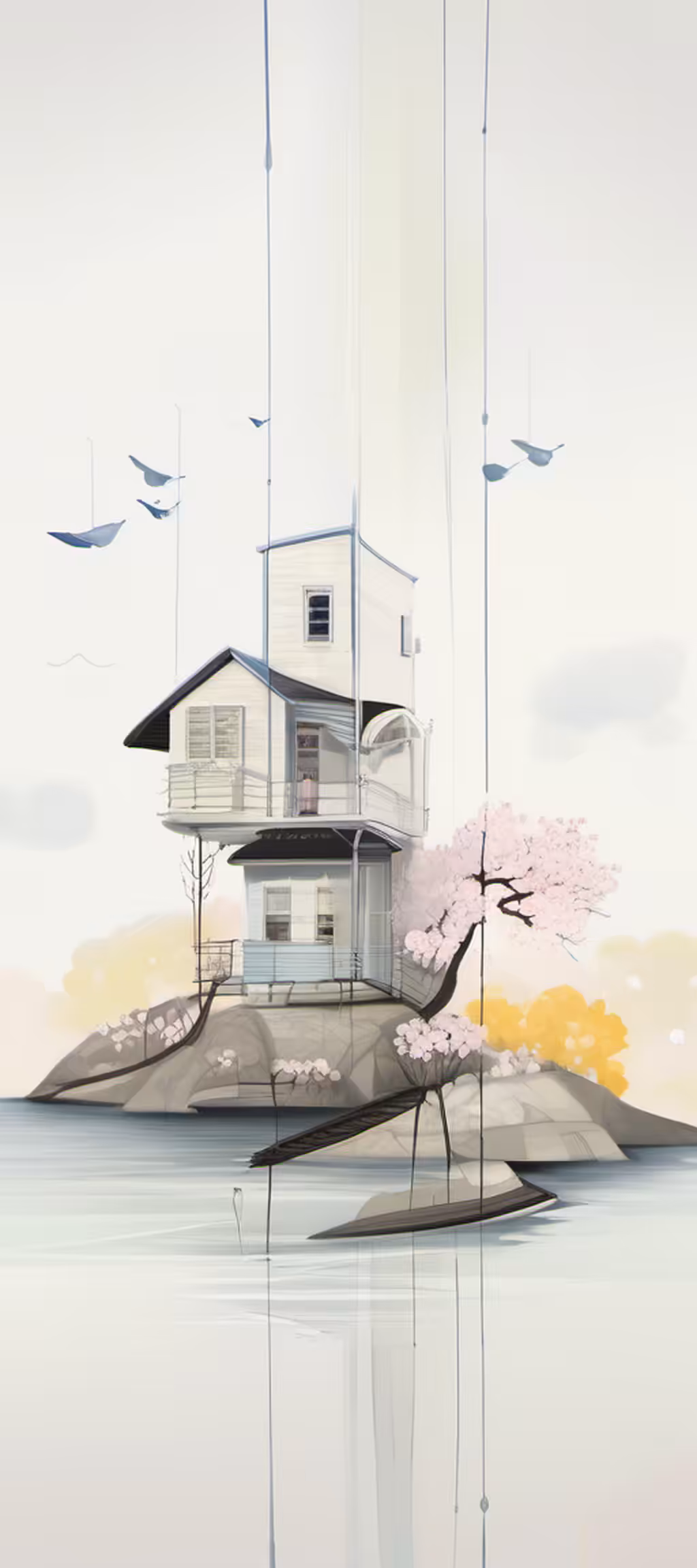 Tall Houses + Trees