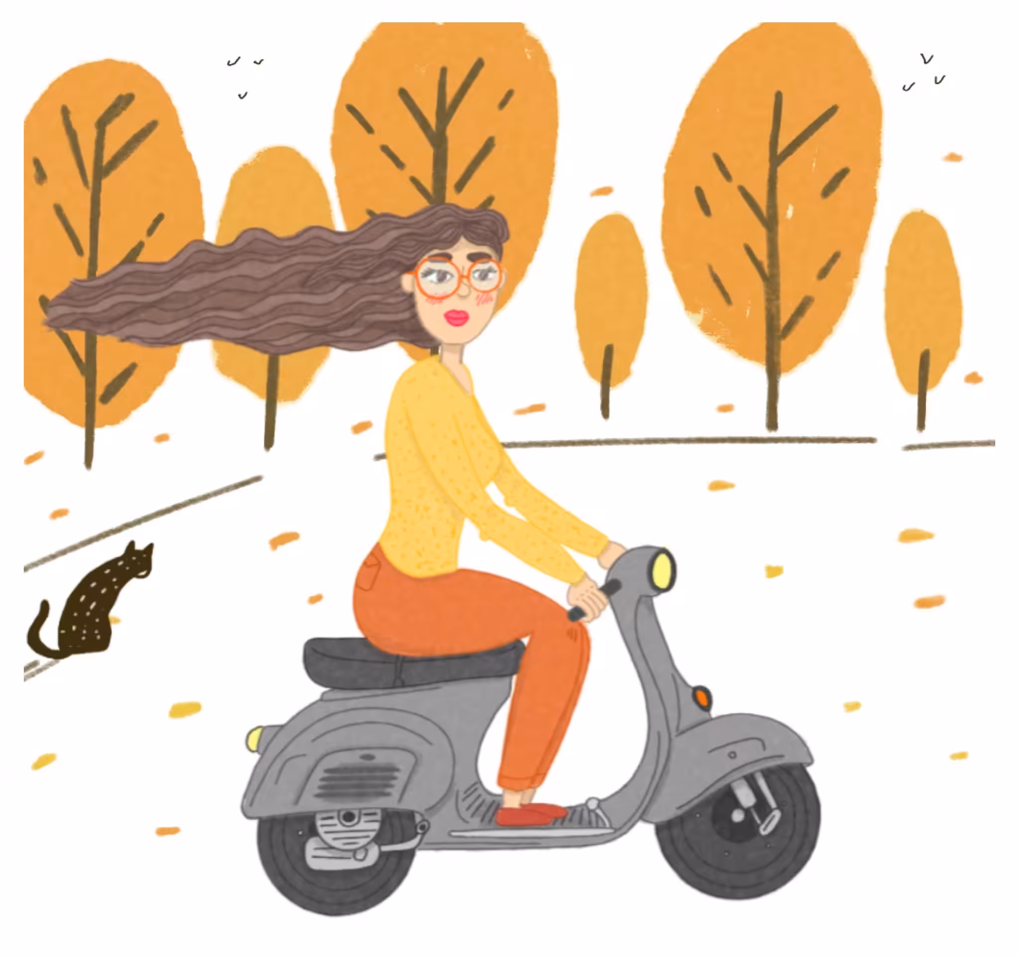 Vespa girl