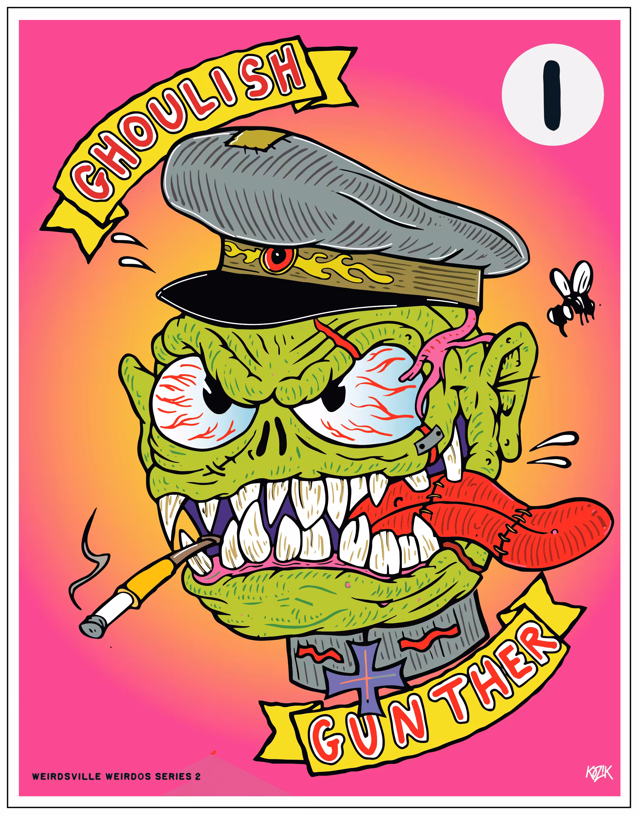 Weirdsville Weirdos Series 2: Ghoulish Gunther 1/12