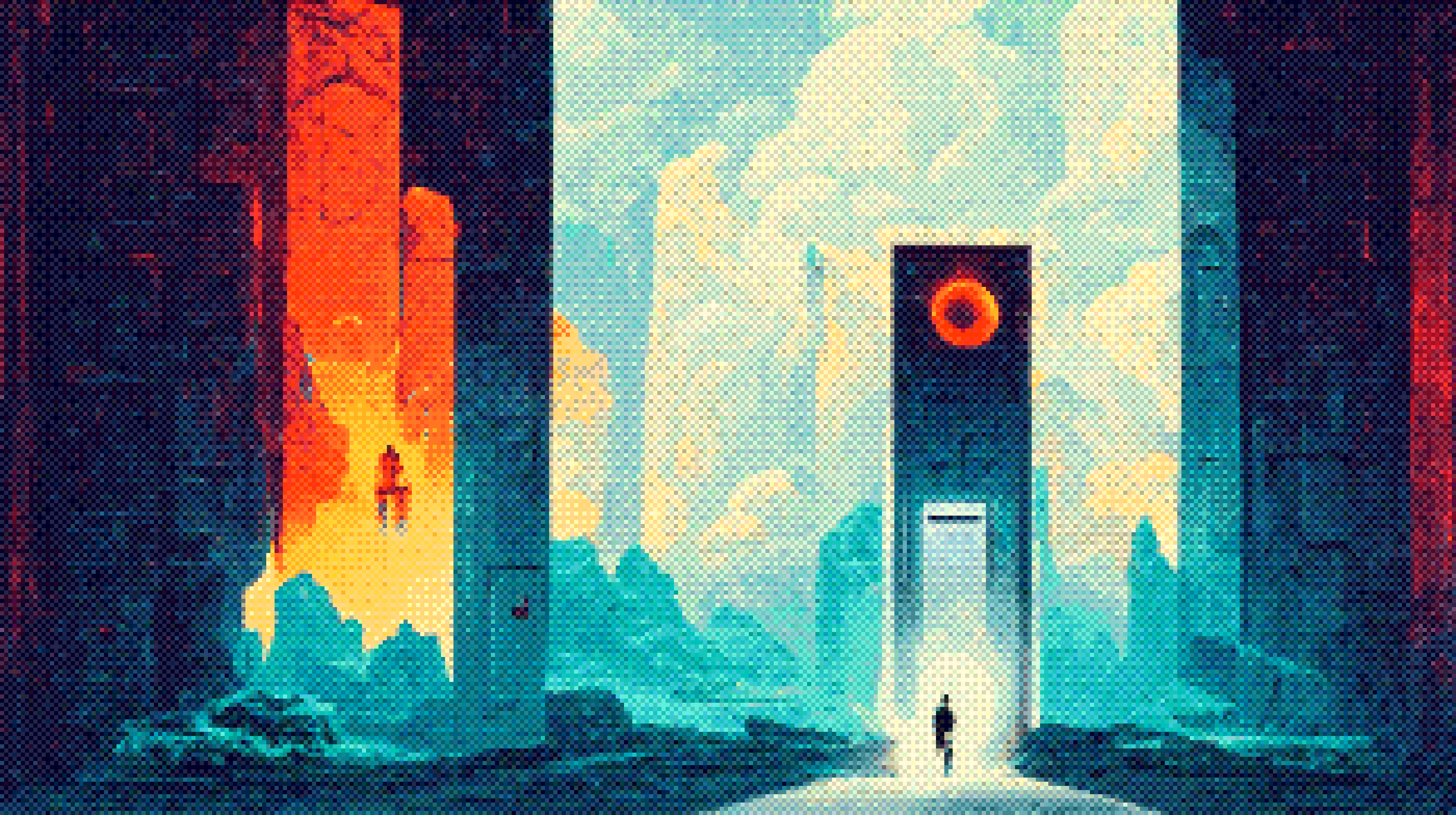 Pseudo pixels - Portal 1. 
