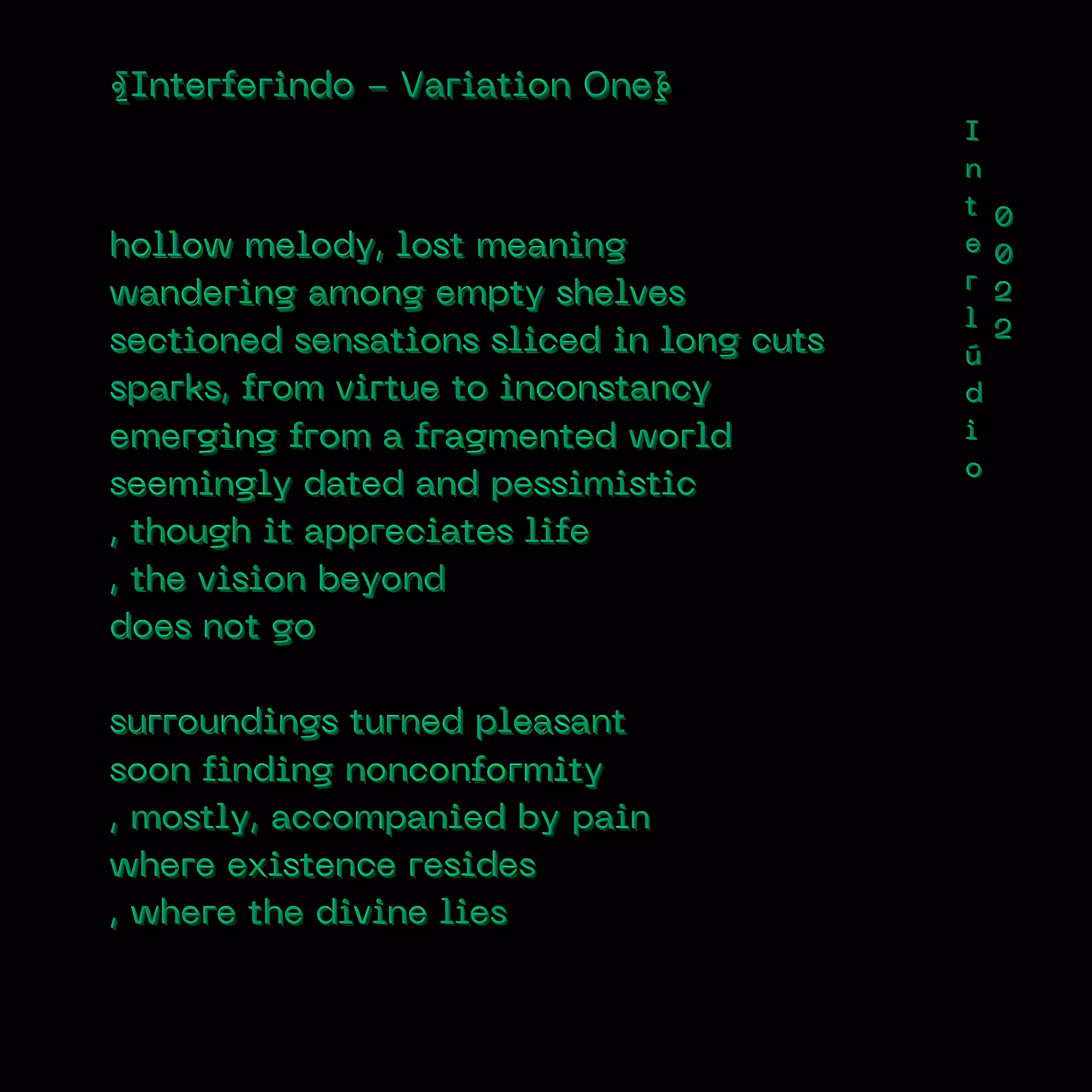 Soul Poesia: {Interferindo - Variation One}