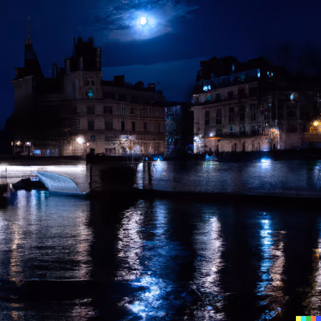 Moonlit Seine No. 2